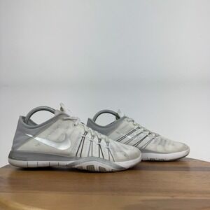 Womens Nike Free TR 6 White Athletic Road Running Sneakers Shoes Size 7.5 M GUC